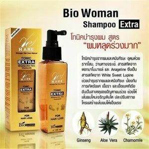 3 x BIO WOMAN HAIR LOSS TONIC EXTRA STRENGTH TREATMENT FAST GROW REGROWTH REGROW